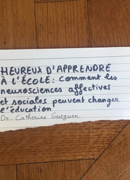 le bonheur à l'école est possible