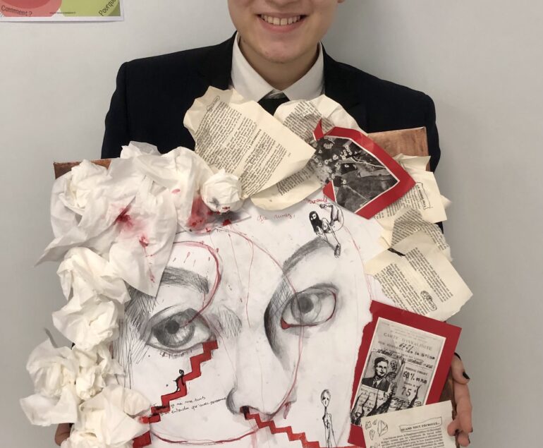 Projet en art plastique d'un Lycéen en Seconde