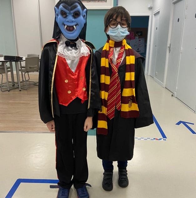 Déguisement Halloween vampire et Harry Potter