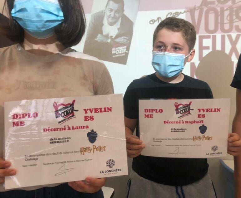 Action solidaire au collège pour les restaurants du cœur