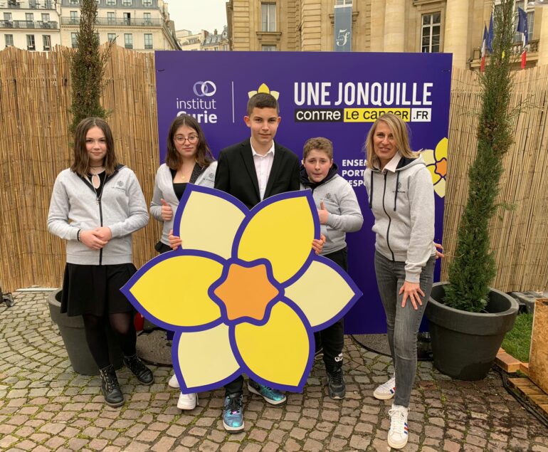 Les élèves s'engagent contre le cancer avec l'institut Curie