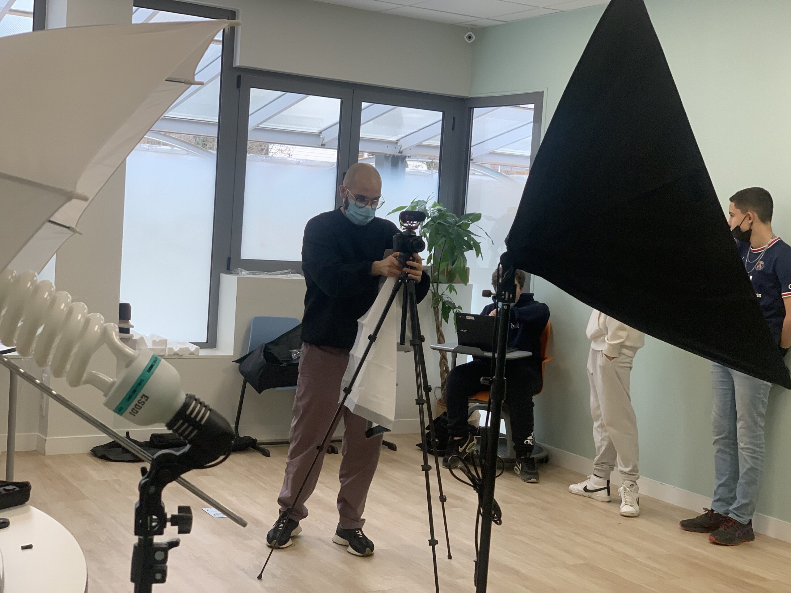 Tournage vidéos au collège