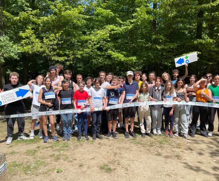 Course contre la faim collège