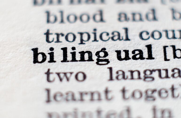 bilingue anglais