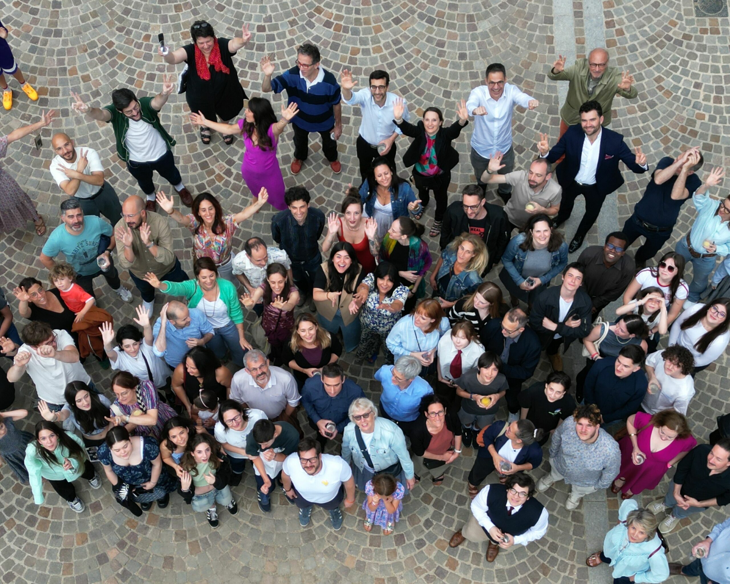 photo de groupe parents d'élèves